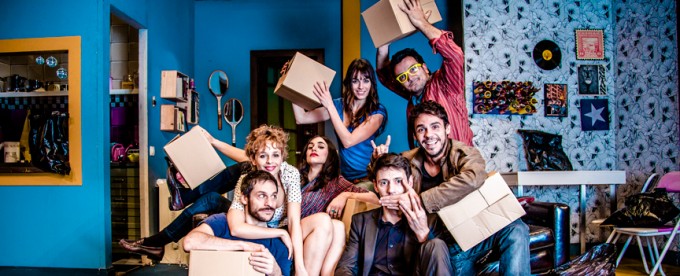 Los actores de 'La Caja' en una foto promocional